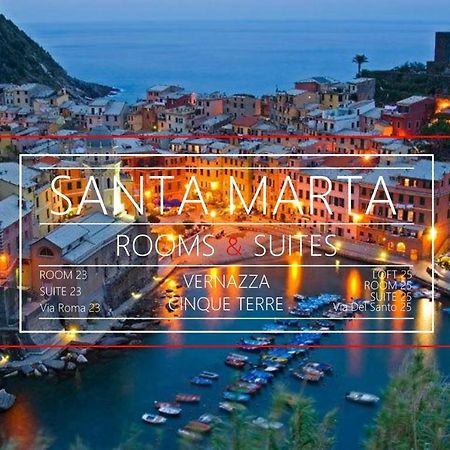 Santa Marta Rooms - Via Roma 23 Vernazza Kültér fotó